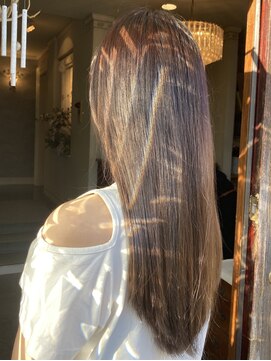 ２丁目３番地美容室 透明感ブラウン