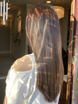 2丁目3番地美容室 透明感ブラウン