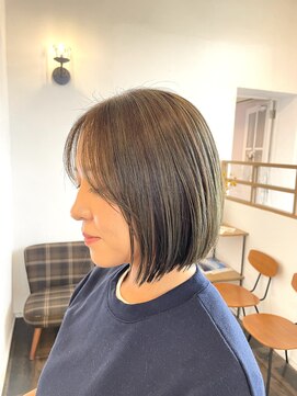 ヘアー ミュゼ 大西店(HAIR Musee) ハイライト/オリーブグレージュ