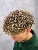 ライズトーキョー 土浦店(RISE TOKYO)&nbsp;波巻きパーマ+ハイライト