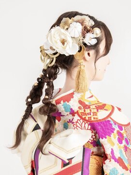バサラ 大阪梅田店(VASARA) 振袖ヘア　卒業式ヘア　袴ヘアセット　成人式ヘア　個性的