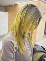 トゥコ(tuco)&nbsp;ルーツカラー　グレージュ　イエロー　グレー　デザイン　カラー