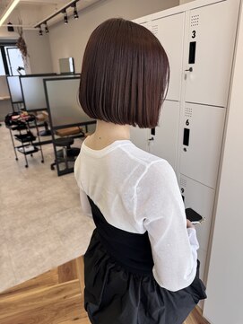 ハイル(KHAIR) ワインレッド×ミニボブ /yuu