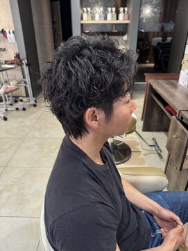 ヘアメイク アース ユーカリが丘店(HAIR & MAKE EARTH) メンズパーマ
