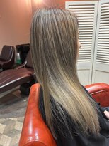 ヘアメイクアクト 都賀店&nbsp;イルミナカラー　エアタッチバレイヤージュ