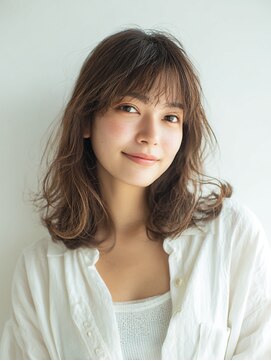 ニスル 町田店(NISURU) 似合わせカット/大人ガーリー/ダークアッシュ/着物/町田/町田駅