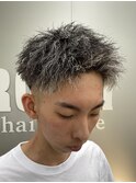 ライトニングホワイトメッシュツイスト