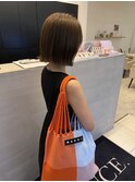 ぱつっとボブ