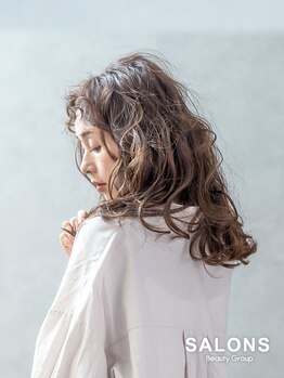 ヘアーズ 別府朝日町店(hairs)の写真/<頭皮に"しみない"白髪も染まるルビオナカラー+カット¥7200>大人女性のためのオシャレな似合わせカラー*