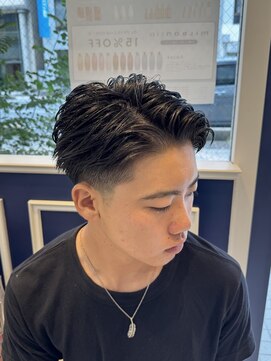 アンソル オブ リシェール(N'SOL of RICHAIR) 七三オールバック/フェード/メンズ/南越谷