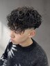 【人気No.1パーマ】メンズカット＋スペインカール￥12,100→￥11,000