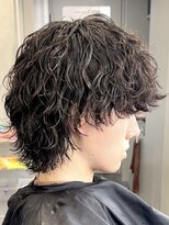 フィフス(fifth) 原宿波巻きスパイラルパーママッシュウルフカット黒髪30代fifth