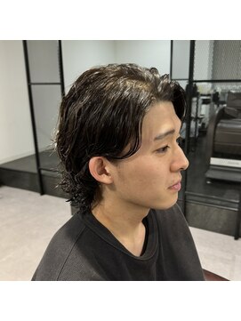カルロイースタイル(CARLO e-style) ミディアム+パーマ