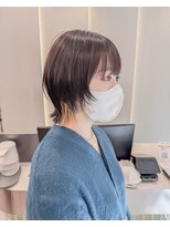 ロンドリゼル 札幌(Lond RiseL) オリーブグレー/前髪/ボブ/マロンベージュ/レイヤーカット/小顔