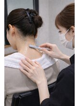うなじシェービング