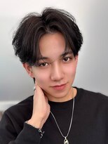 ジーナ 天神(Zina) センターパート/フェザーパーマ【メンズサロンZina天神】