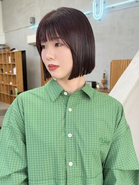 ユーラボラトリー(U LABORATORY) ほんのりピンクのミニボブ