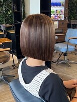 インデペンデンス(independence)&nbsp;【四条烏丸】前下がりボブ×ハイライト