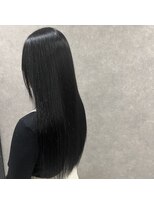 アカヒゲ 新札幌店(AKAHIGE)&nbsp;ブルーブラック／ロング／暗髪