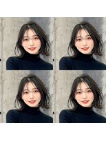 ウィールール 白石店(WE RULE)&nbsp;大人ナチュラルくびれボブ×シースルーバング