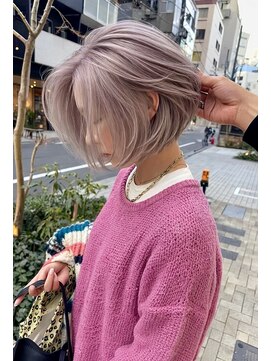 ヌエン 渋谷(NU/EN) レイヤーボブ/グラデーションボブ/シャドールーツ/ハイライト