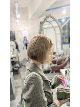 ヘアリゾート エーアイ 浅草ROX店(hair resort Ai) ミルクティーブロンド/ワンホンレイヤー[浅草]