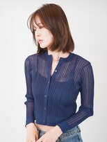 ニューヨークニューヨーク 三宮駅前店(NYNY) 大人可愛いミディアムレイヤー+ブラウンベージュ
