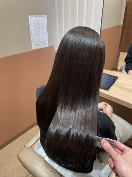 エレノア 静岡店(Eleanor) 独自の髪質改善酸熱ケア＊アッシュブラウンで最高の艶髪　川名