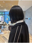 20代30代40代/ボブ/ラベンダーグレージュ