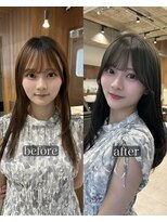 ヴィヴィッド オモテサンドウ(ViViD omotesando)&nbsp;《表参道》小顔見えNo.1！コテ巻き韓国風顔まわりレイヤーカット