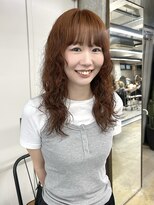 ユニオン(Union)&nbsp;オレンジブラウン×レイヤーパーマ