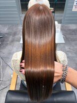キング 京橋店(K!ng)&nbsp;縮毛矯正髪質改善レイヤーカットハッシュカットダブルカラー