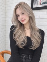 アース 宮崎昭栄店(EARTH)&nbsp;【透明感ハイトーンベージュ×ロング】
