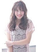 ゆるふわロングアッシュベージュ