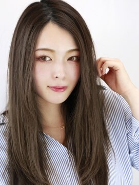 コノアラボ 守谷店(Conoah labo) 愛され系ナチュラルストレートに程よい透明感を【守谷 美容室】