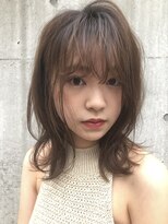 ベルベットオンザビーチ 表参道 原宿(Velvet on the Beach)&nbsp;ブランジュミディアムレイヤースタイル