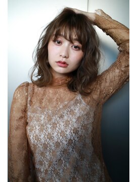 クロム(Chlom) Chlom立川☆大人かわいいセミディベージュカラーTEL 0425125655