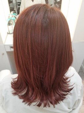 ソシエ 天王寺ミオ店 ☆外ハネ×ピンクブラウン☆［天王寺駅］