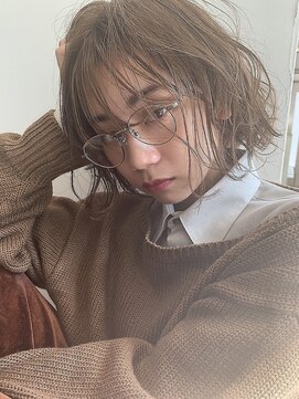 フィルムス 柏(FILMS) 暗めカラー/ショートボブ/マロンベージュ/くすみベージュ/柏