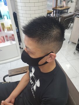 ヘアアンドメイク イムス(hair&make imus) 【imus】おしゃれ黒髪ボウズ