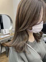 ローウェ 渋谷(Louwe)&nbsp;ハイライト × ベージュ【 ayana 】