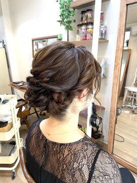 ロカット サロン(Roquat Salon) ロングアップアレンジ　【浴衣/立川/国立/八王子/国分寺】