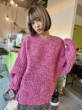 ソーイ(sowi) レイヤーボブヘア×アンブレラカラー【@sowi_abe】