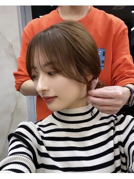 ロンドアヴァントゥス 池袋(Lond aventus) ラベンダーミルクティー/オリーブグレー/ブリーチなし/顔周り