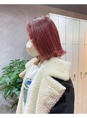 2023 plum led 切りっぱなしbob