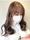 20代インナーカラーケアブリーチイヤリングカラーハイライト