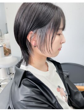 ノード(NODO) 【コントラストデザイン】ホワイトシルバーのインナーカラー