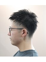 ウィスカーヘアー(whisker hair)&nbsp;ソフトフェードスタイル