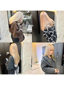 ムード タテマチ(mood tatemachi) ケアブリーチでホワイトベージュ◎