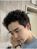 パーマスパイキーショート[眉毛/メンズ]